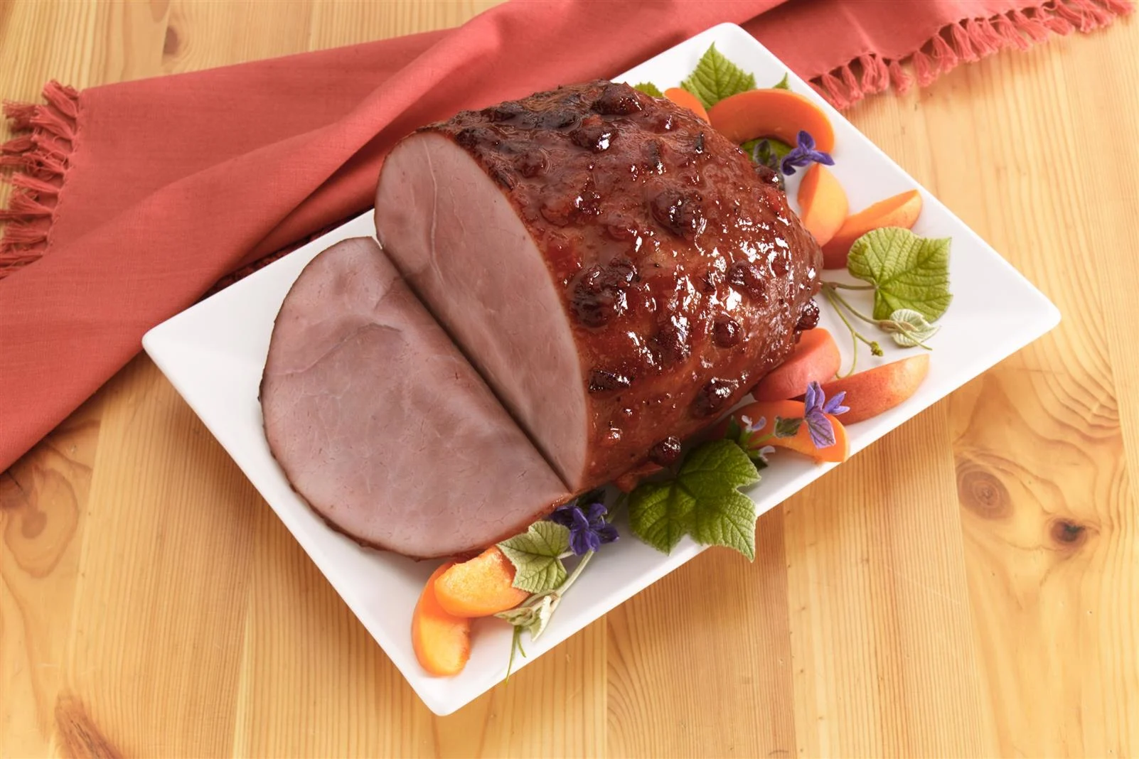 Cranberry Pineapple Glazed Ham