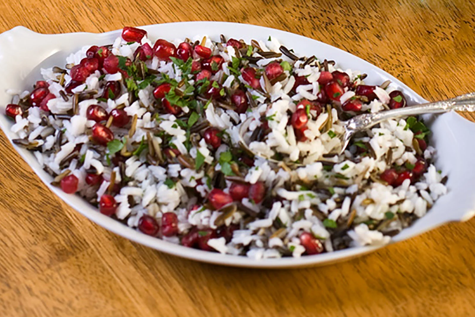 Pomegranate Wild Rice Pilaf