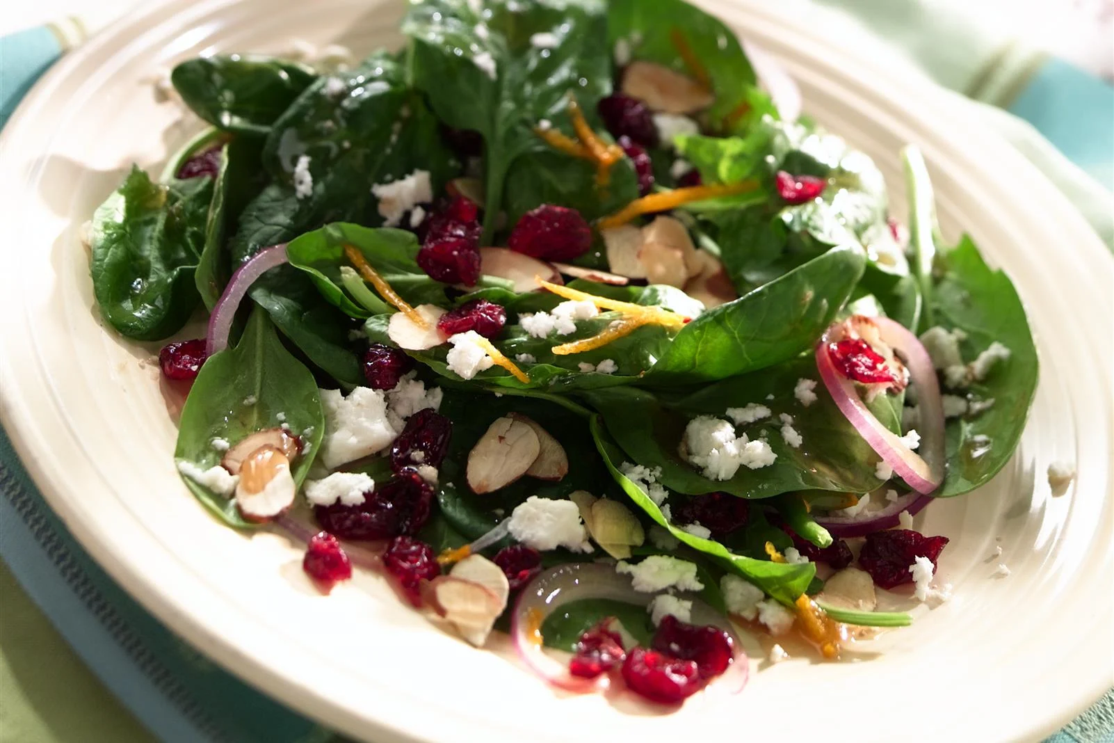 Cranberry Spinach Salad