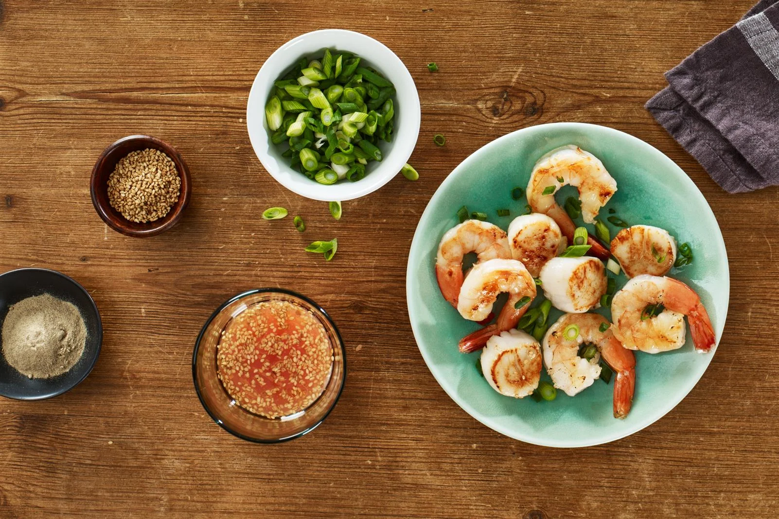 Seafood Salad with Ruby Red Grapefruit Vinaigrette