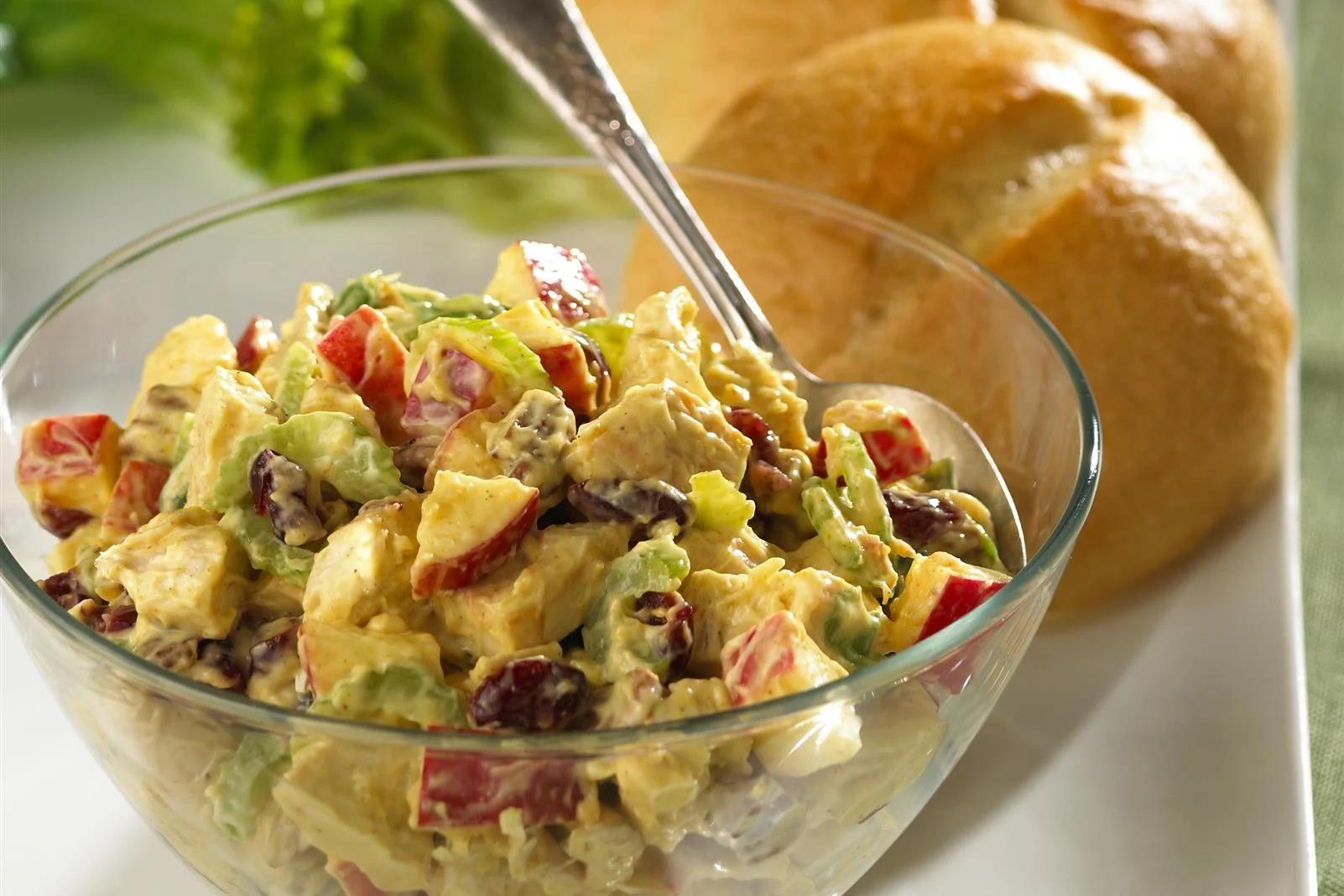 Curried Cranberry Chicken Salad