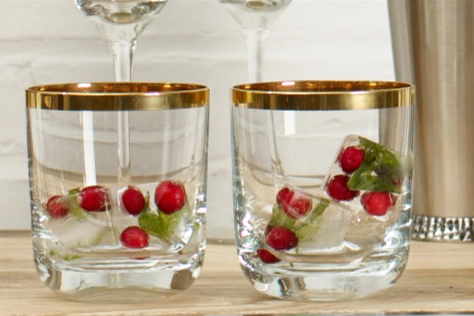 Cranberry Ice Cubes