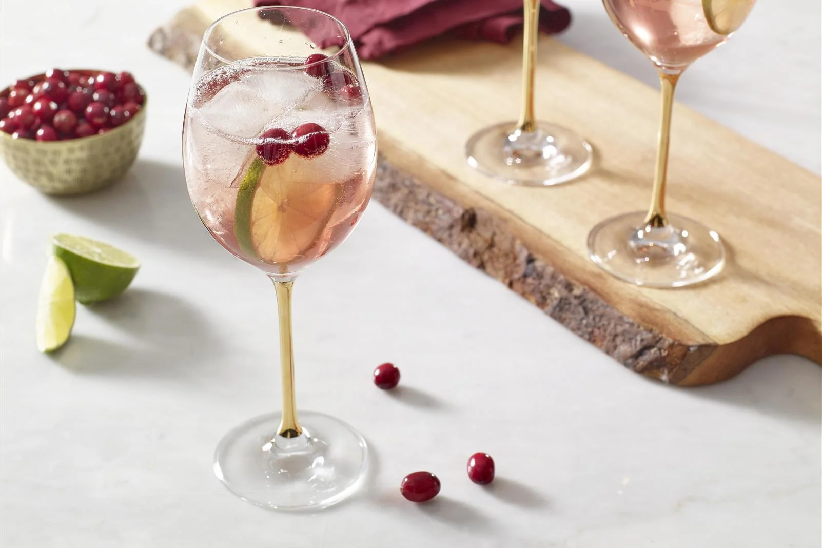 Festive Cranberry Spritzer